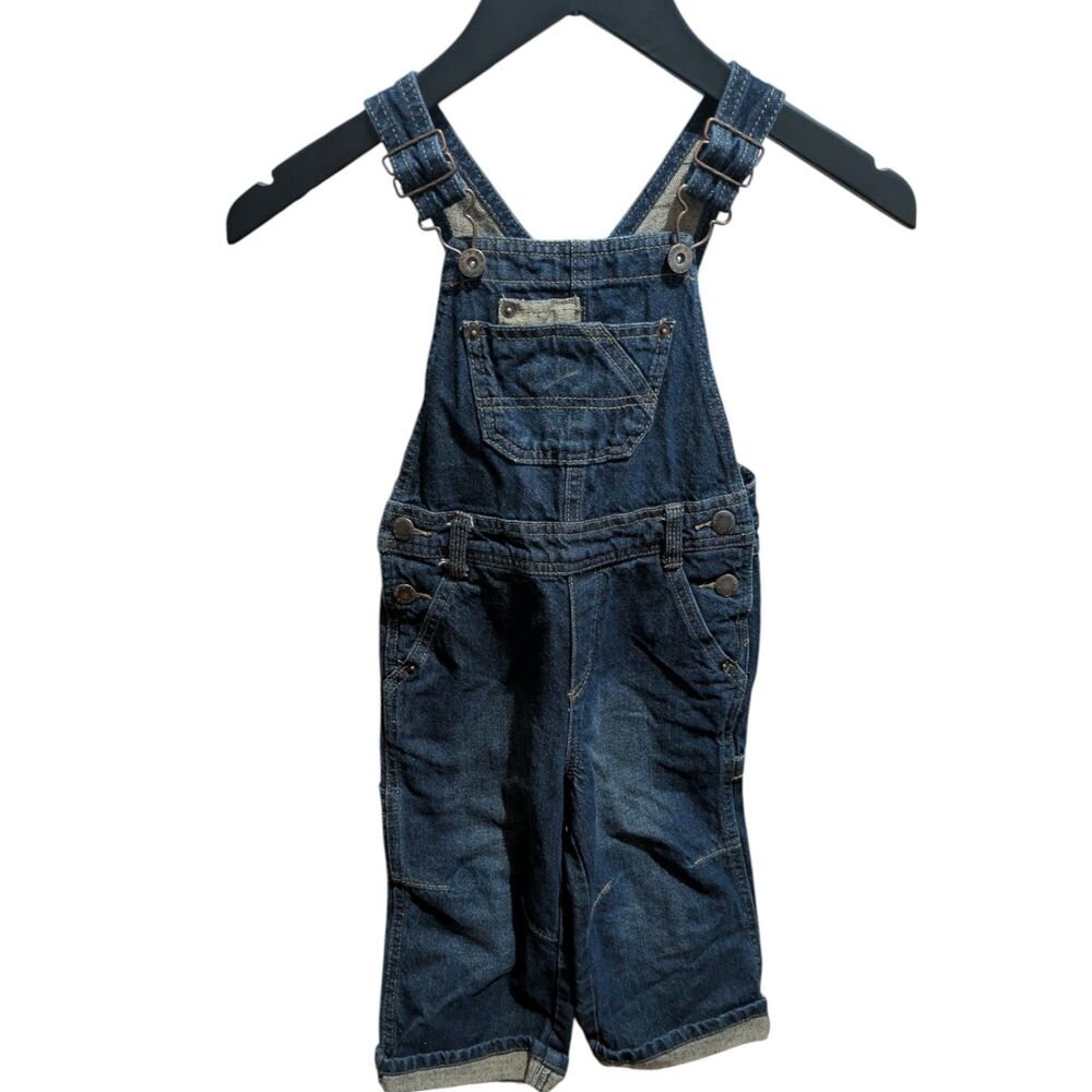 Genuine Kids OshKosh Toddler Denim Short Overalls Size 2T